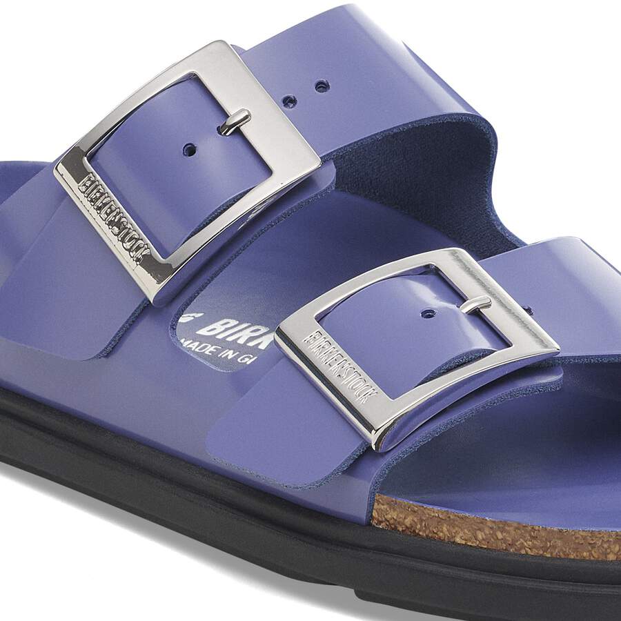 Arizona Droplet Buckle Natural Leather Patent - High Shine Purple Dusk