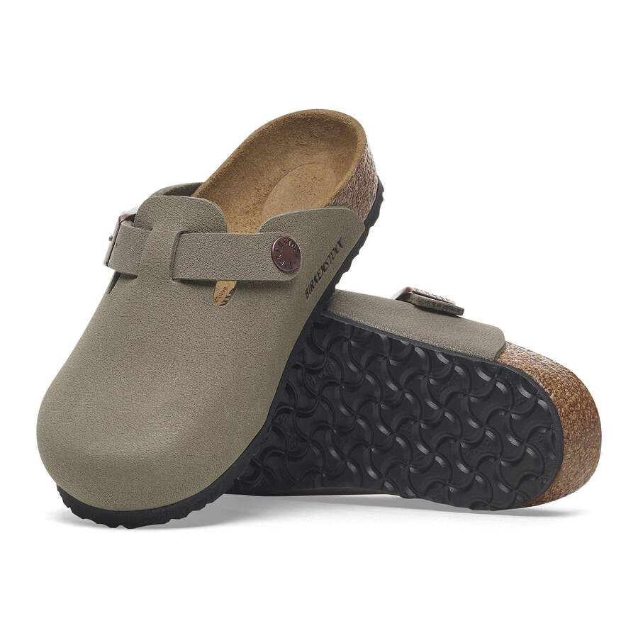 Boston Kids Birko-Flor Nubuck - Stone