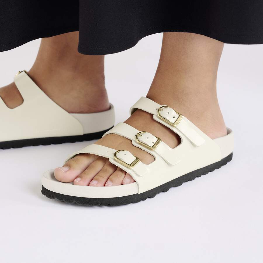 Florida Fresh Natural Leather Patent - High Shine Ecru