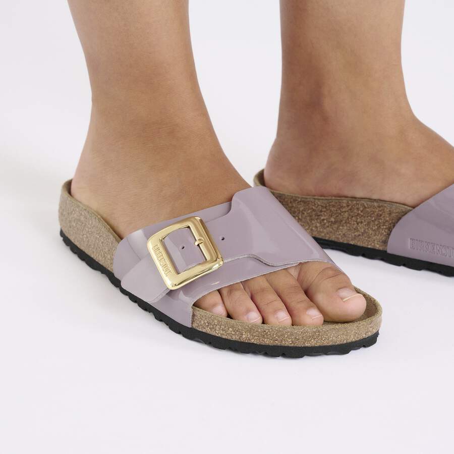 Catalina Cushion Buckle Birko-Flor Patent - Patent Faded Purple