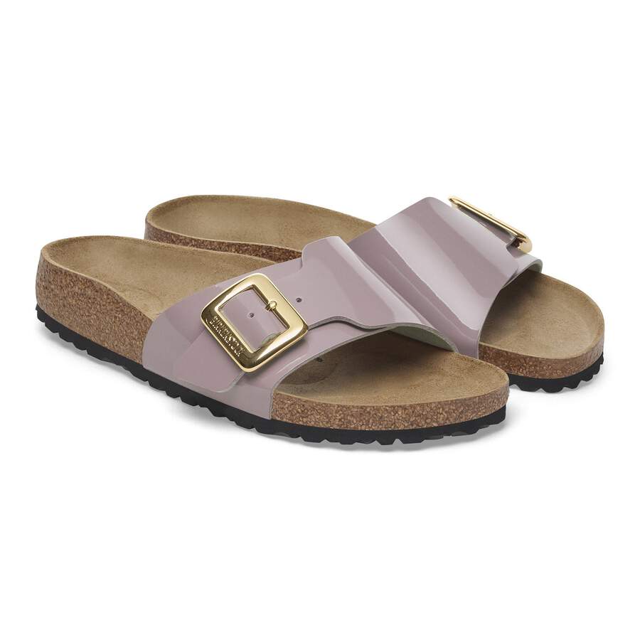 Catalina Cushion Buckle Birko-Flor Patent - Patent Faded Purple