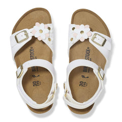 Rio Plain Flowers AS Kids Birko-Flor - White