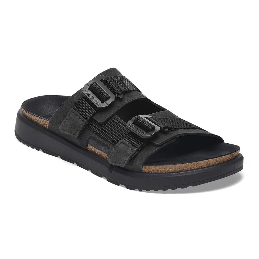 Shinjuku 2 Strap Natural Leather/Textile - Black