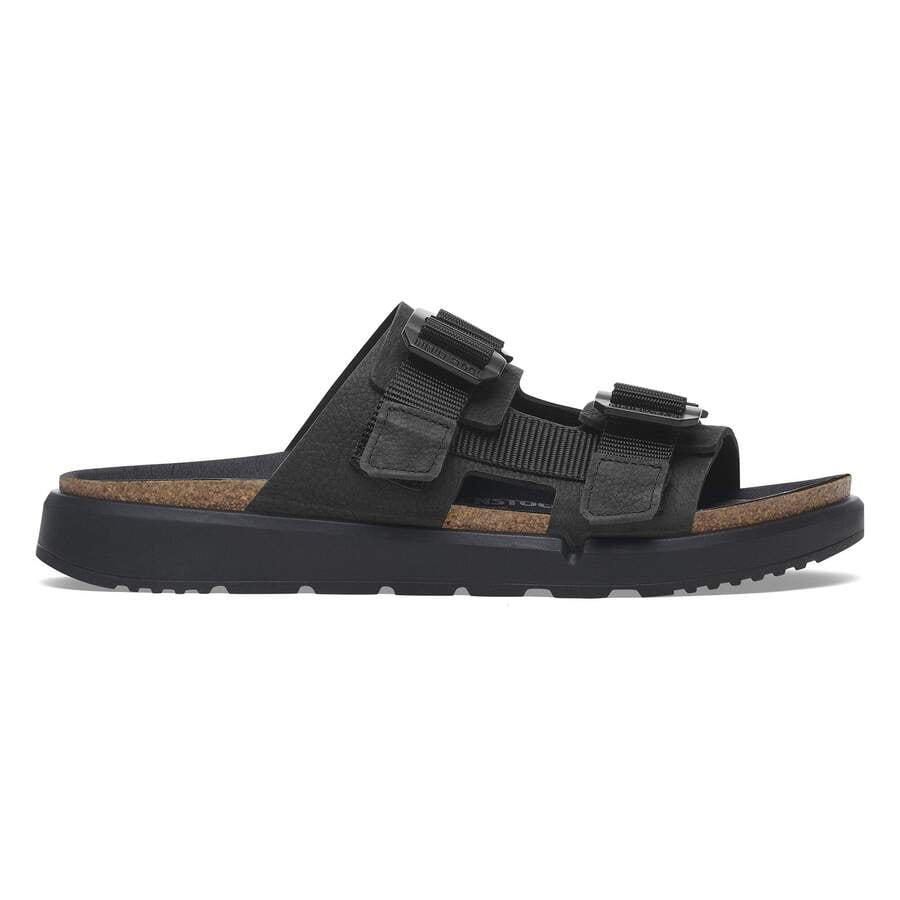 Shinjuku 2 Strap Natural Leather/Textile - Black