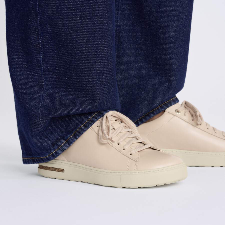 Bend Low Natural Leather Patent - New Beige