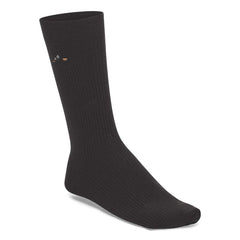 Cotton Ribbed Socks Cotton/Polyamid/Elastane - Black