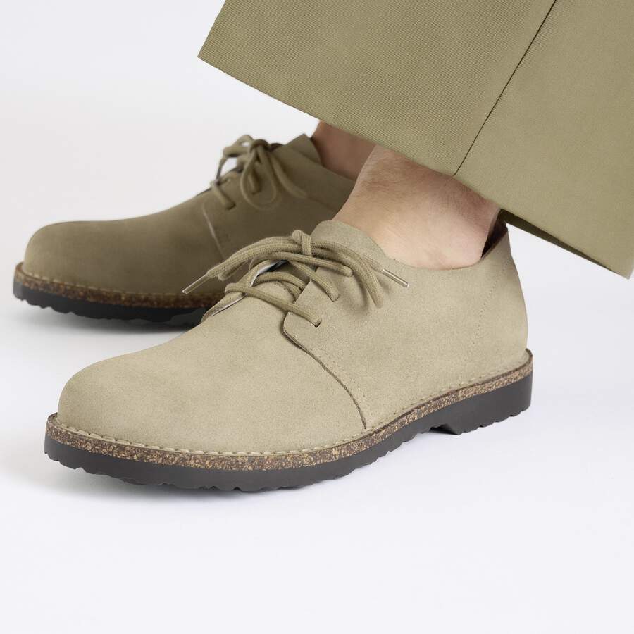 Uppsala Low Suede Leather - Faded Khaki