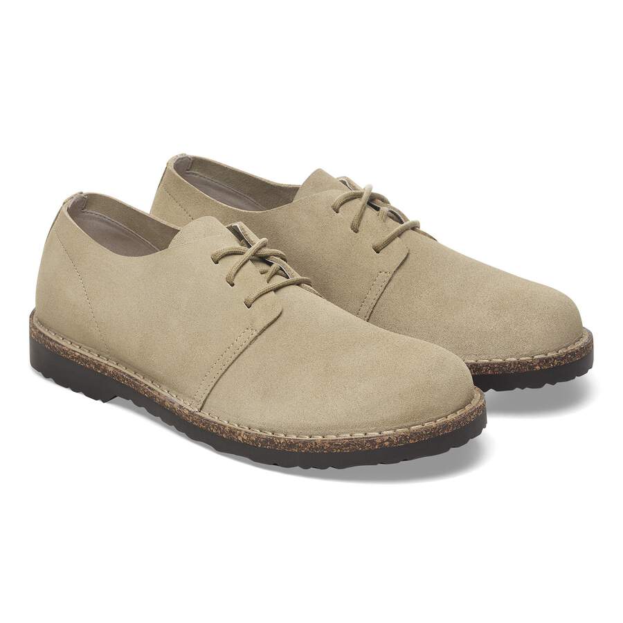 Uppsala Low Suede Leather - Faded Khaki