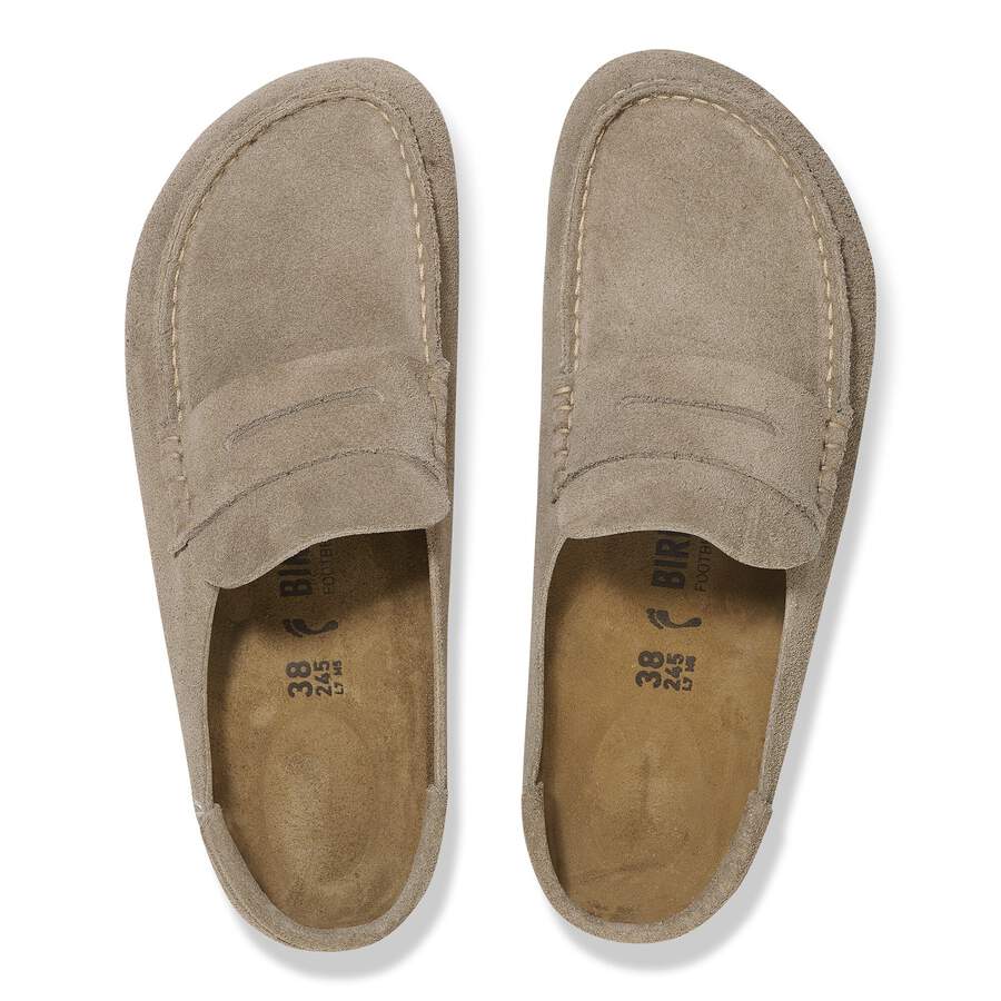 Naples Wrapped Suede Leather - Taupe