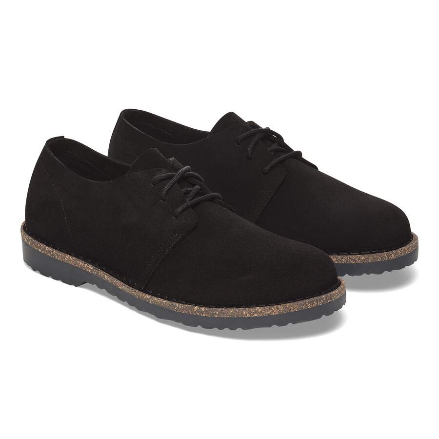 Uppsala Low Suede Leather - Black