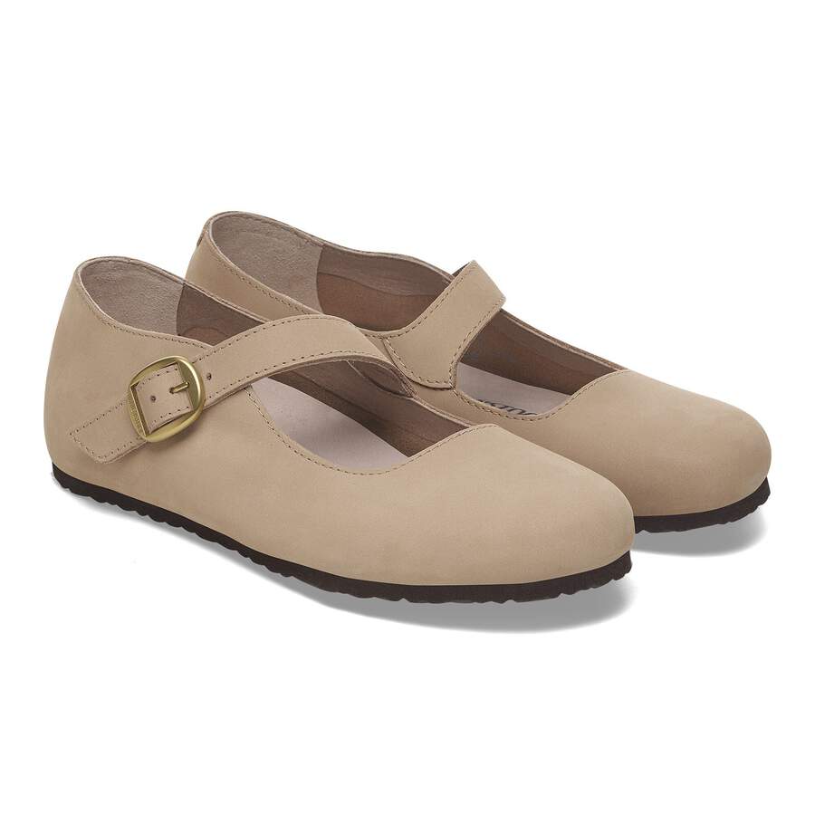 Tracy Nubuck Leather - Sand