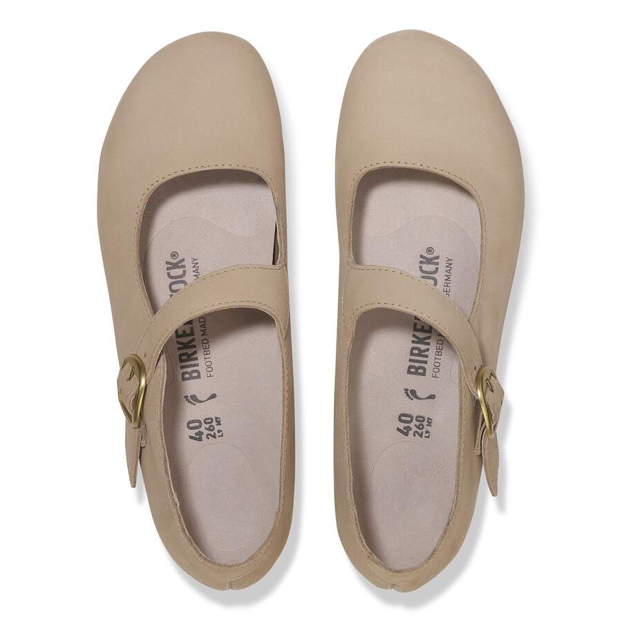 Tracy Nubuck Leather - Sand