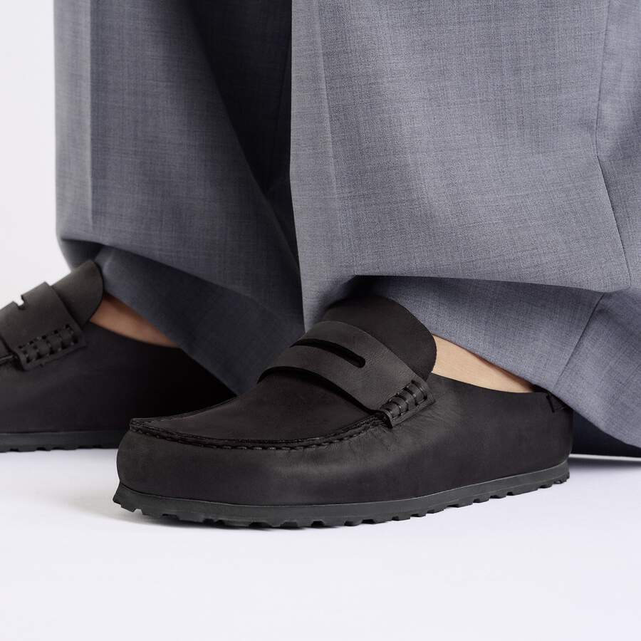 Naples Wrapped Natural Leather Oiled - Black