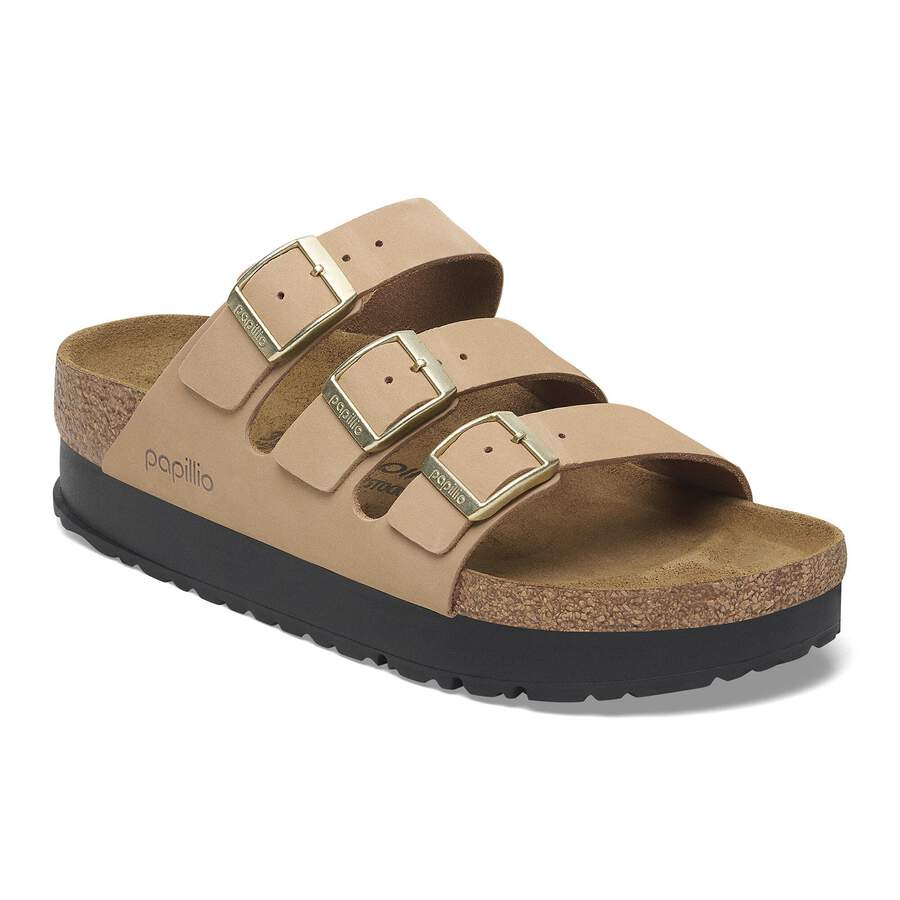 Florida Flex Platform Nubuck Leather - Sandcastle