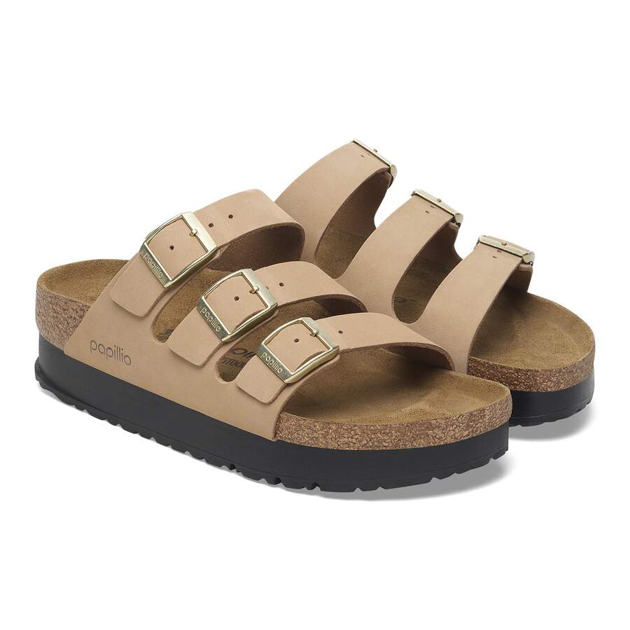 Florida Flex Platform Nubuck Leather - Sandcastle