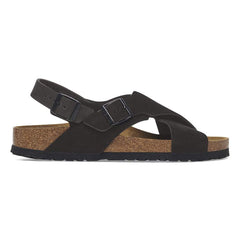 Tulum Soft Footbed Suede Leather Nubuck - Black