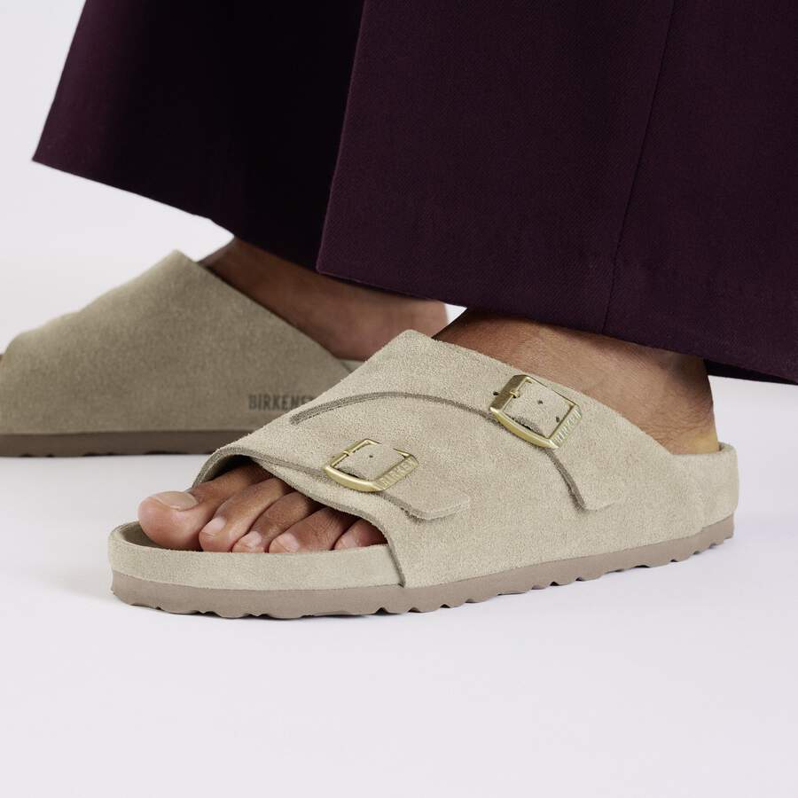 Zürich Suede Leather - Taupe