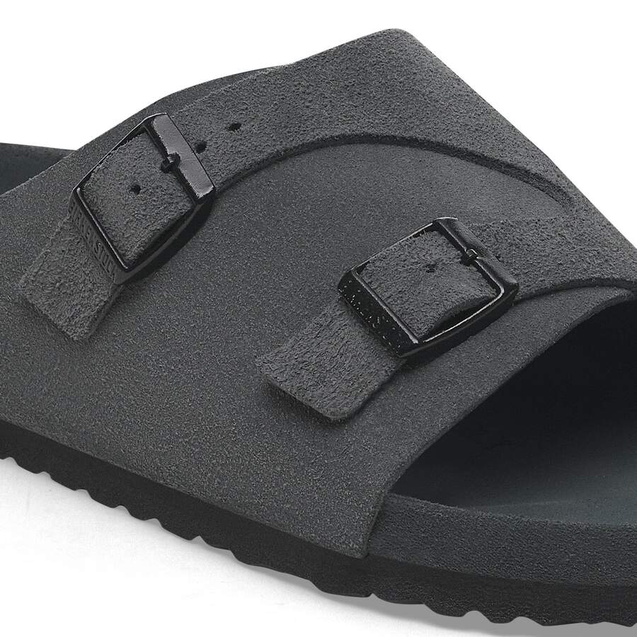 Zürich Suede Leather - Charcoal