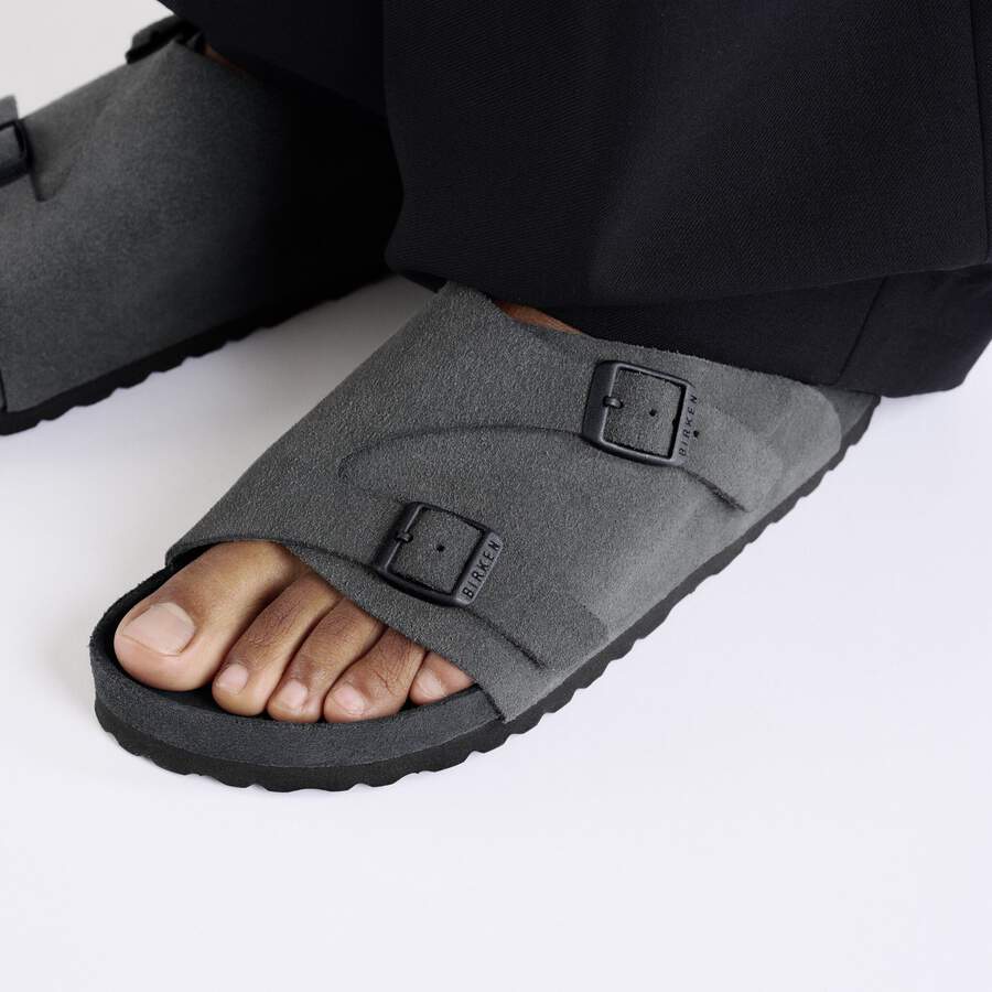 Zürich Suede Leather - Charcoal