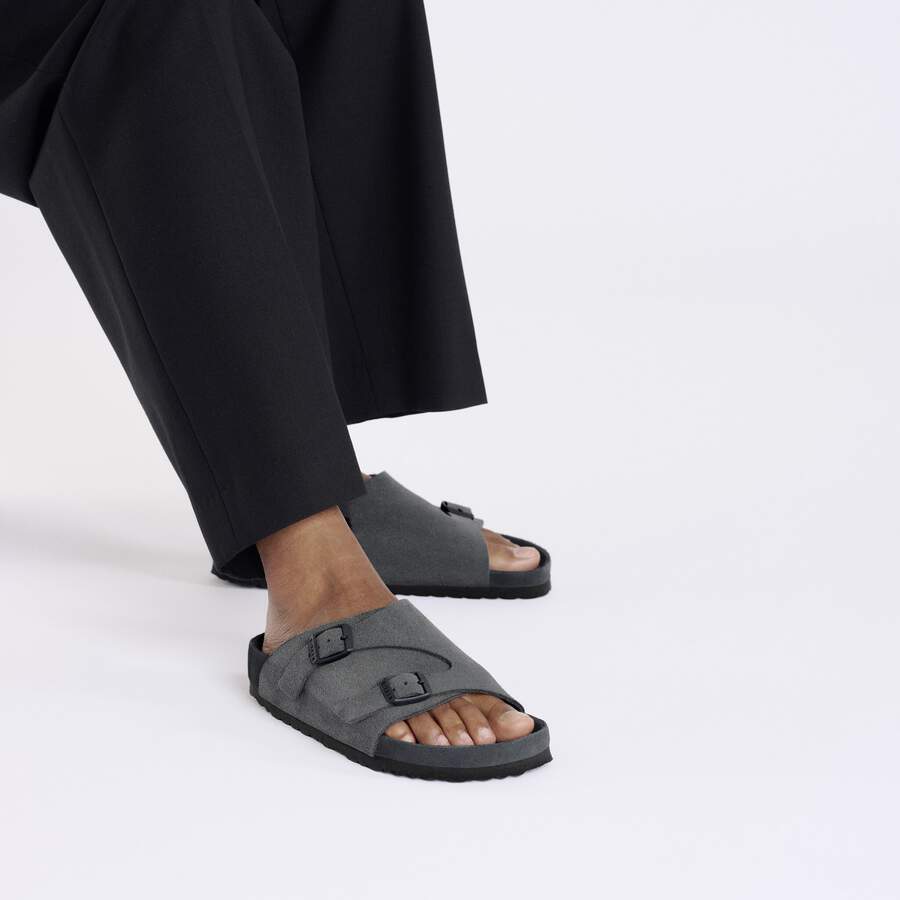 Zürich Suede Leather - Charcoal