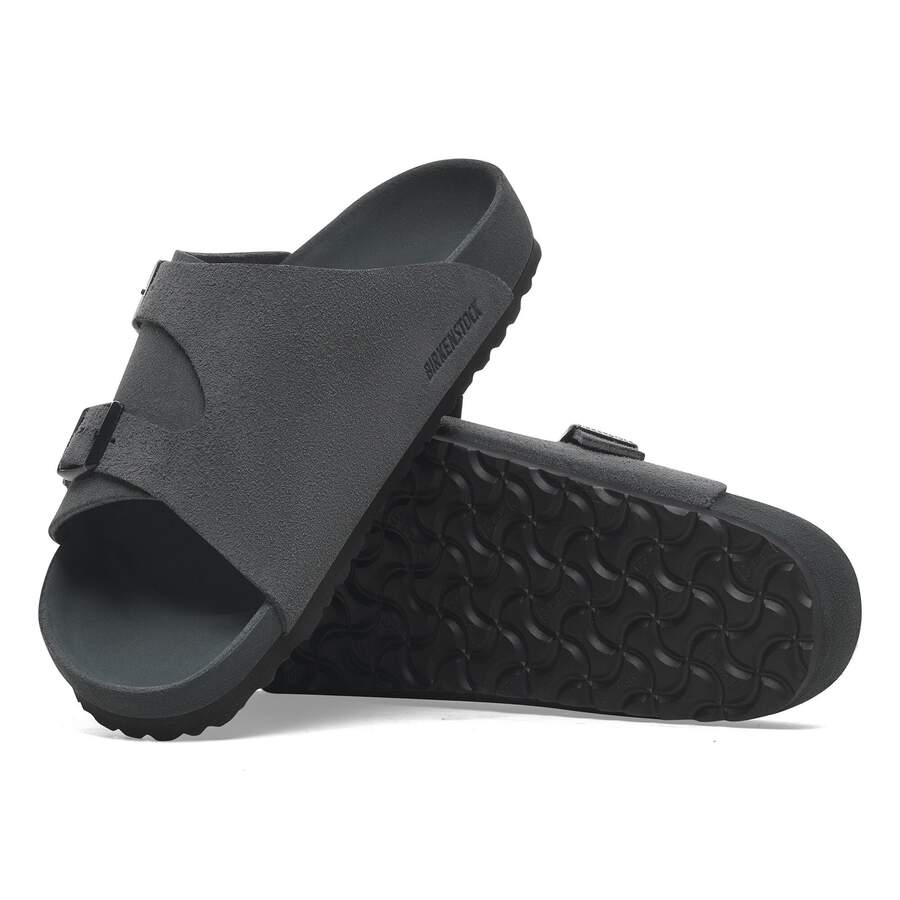 Zürich Suede Leather - Charcoal