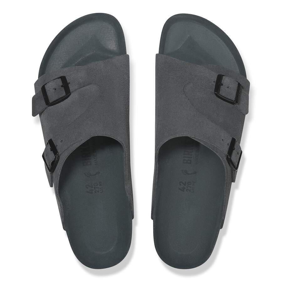 Zürich Suede Leather - Charcoal