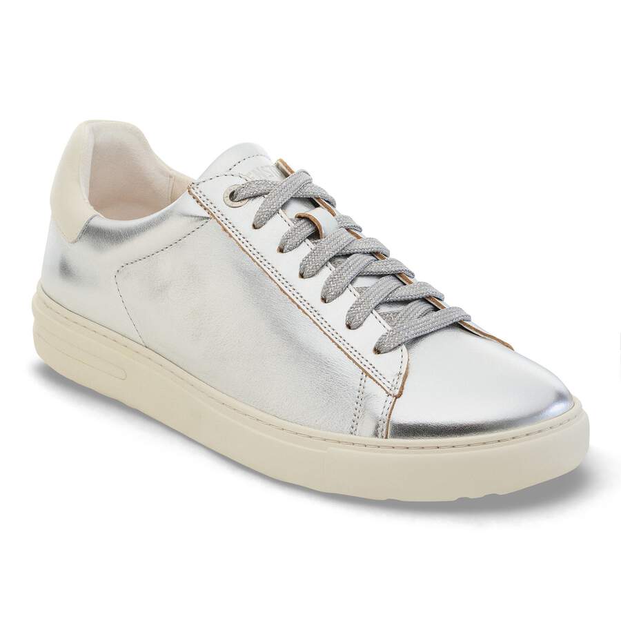 Bend Low Natural Leather - Metallic Silver