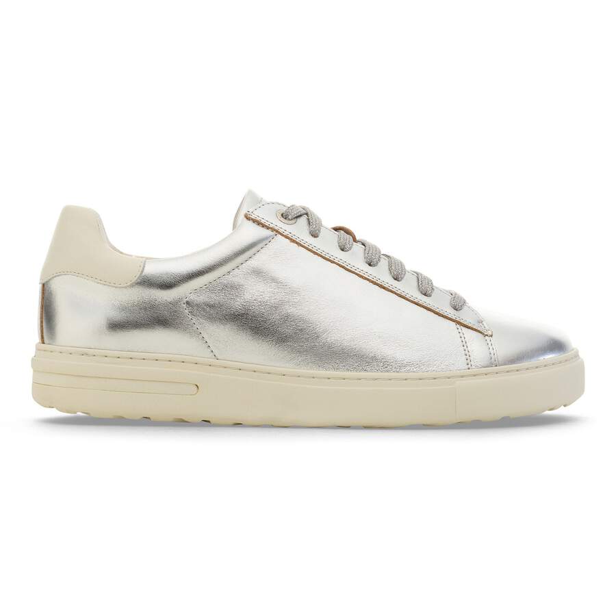 Bend Low Natural Leather - Metallic Silver