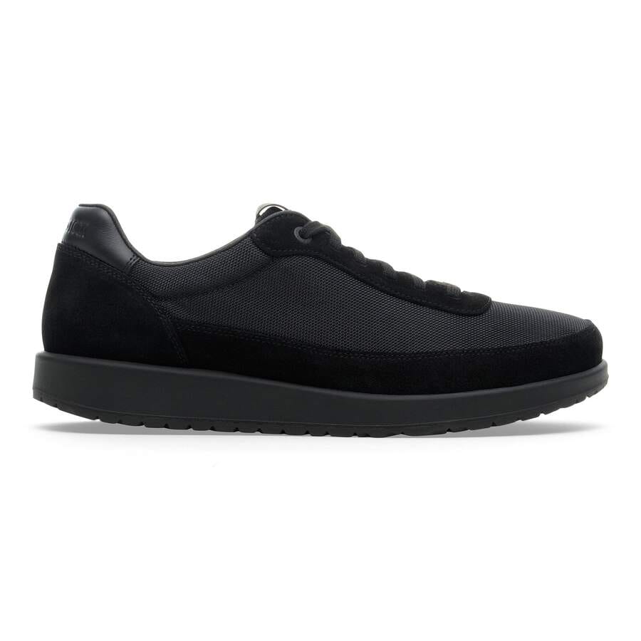 Honnef City Natural Leather/Textile - Black/Black