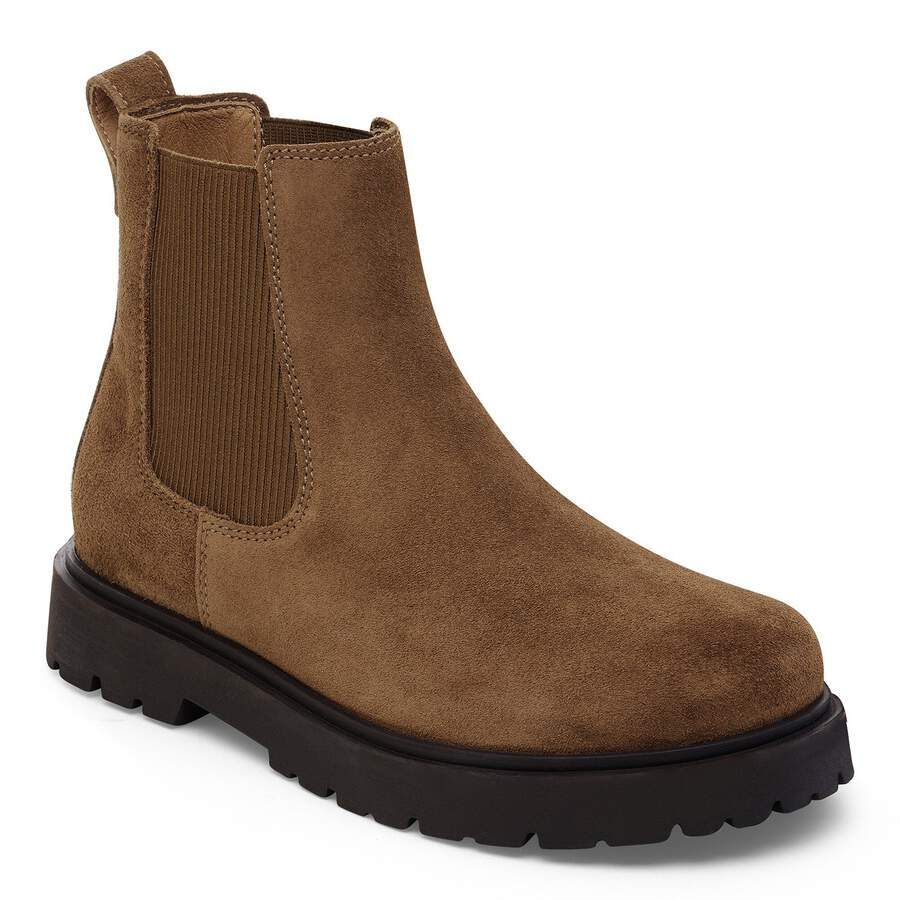 Highwood Slip On Men Suede Leather - Dark Tea