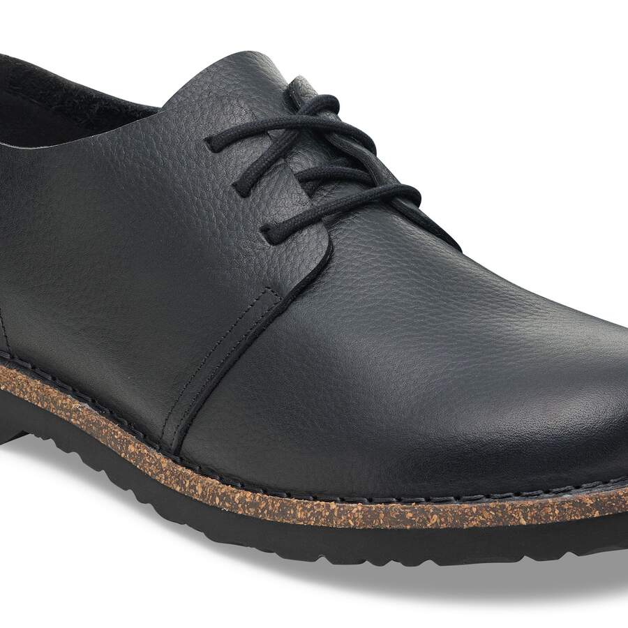 Uppsala Low Natural Leather - Black