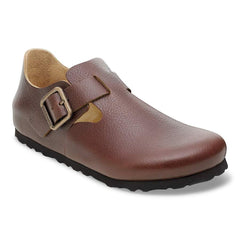 London Wire Buckle Natural Leather - Vintage Wood Roast