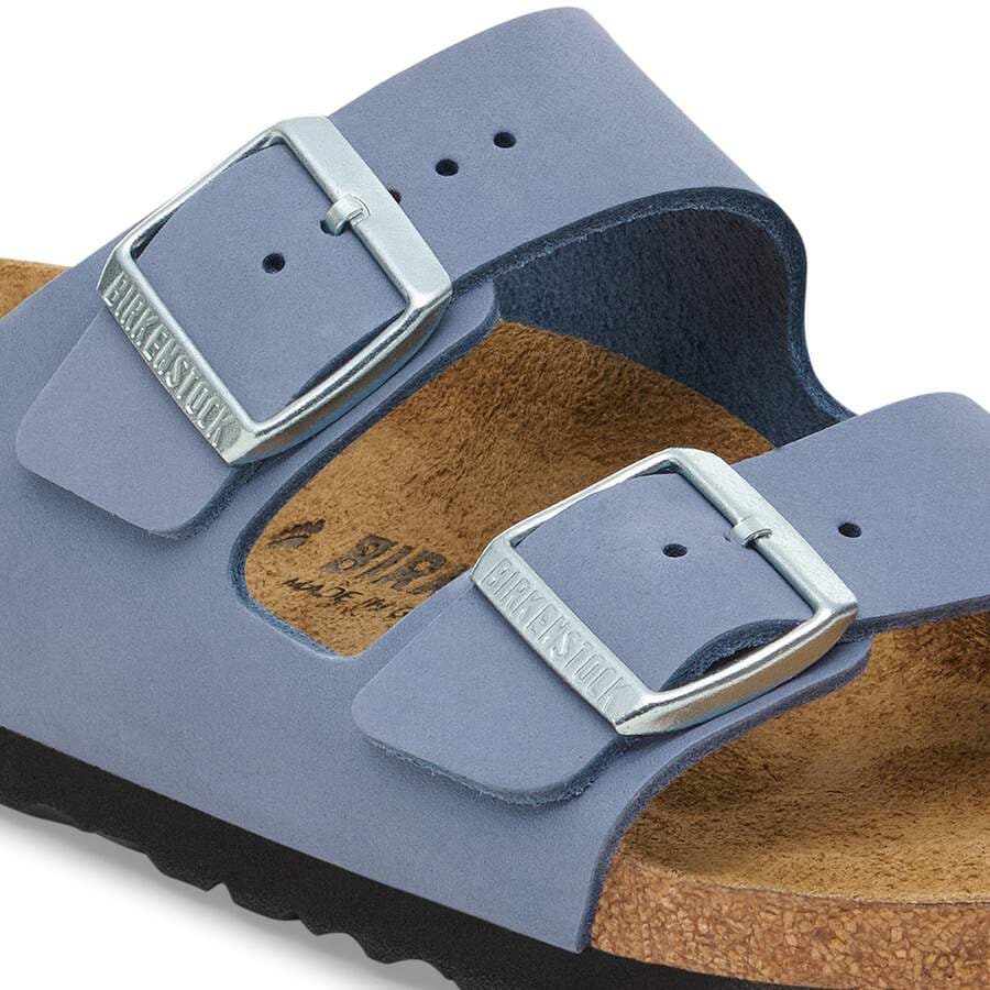 Arizona Nubuck Leather - Stone Blue