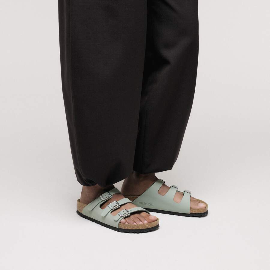 Florida Fresh Nubuck Leather - Pure Sage