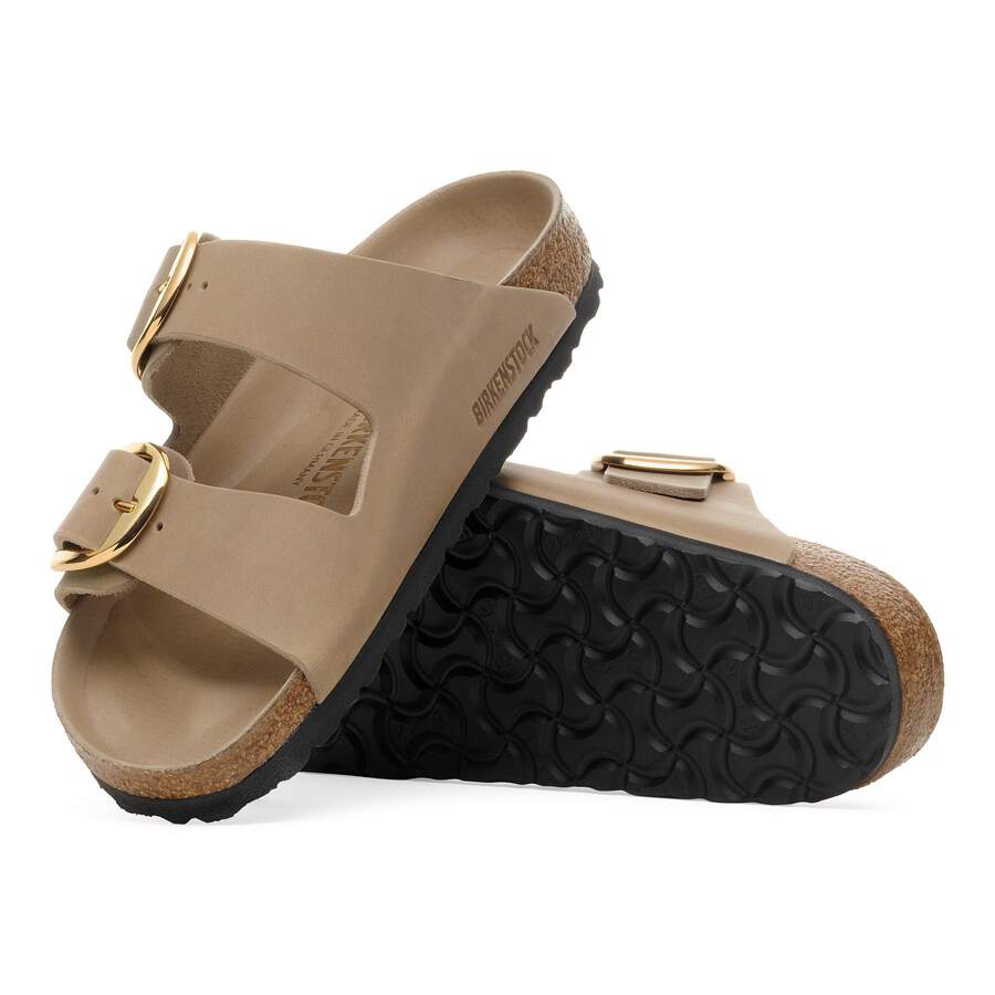 Arizona Big Buckle Natural Leather Oiled - Tobacco Brown