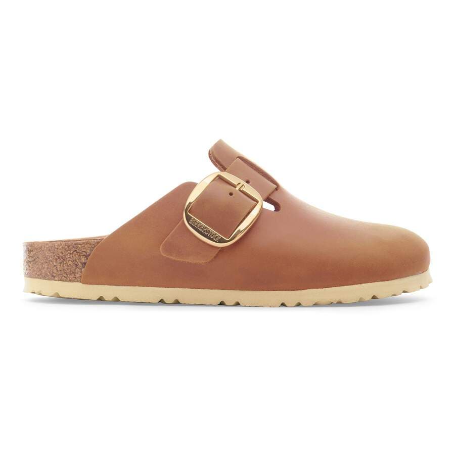 Boston Big Buckle Natural Leather Oiled - Cognac