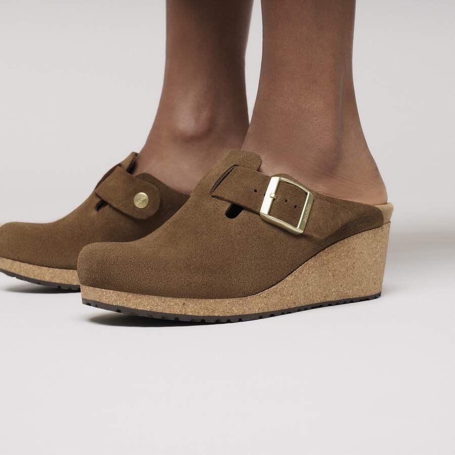Fanny Suede Leather - Dark Tea