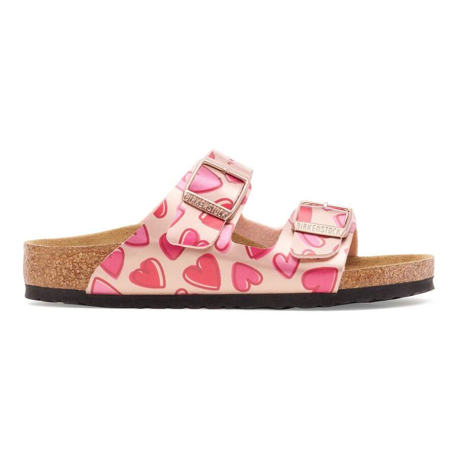 Arizona Kids Birko-Flor - Electric Metallic Copper Hearts