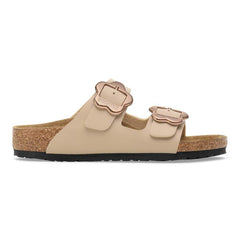 Arizona Flower Buckle Kids Birko-Flor - Sandcastle