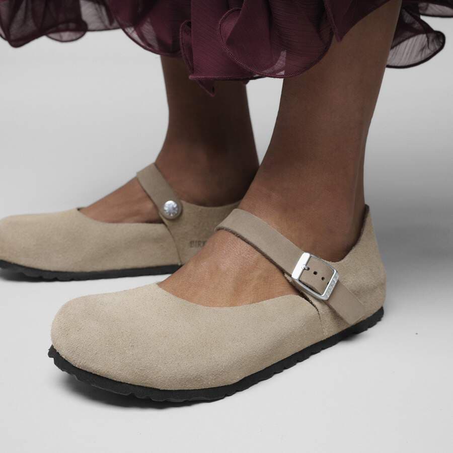 Mantova Suede Leather - Taupe