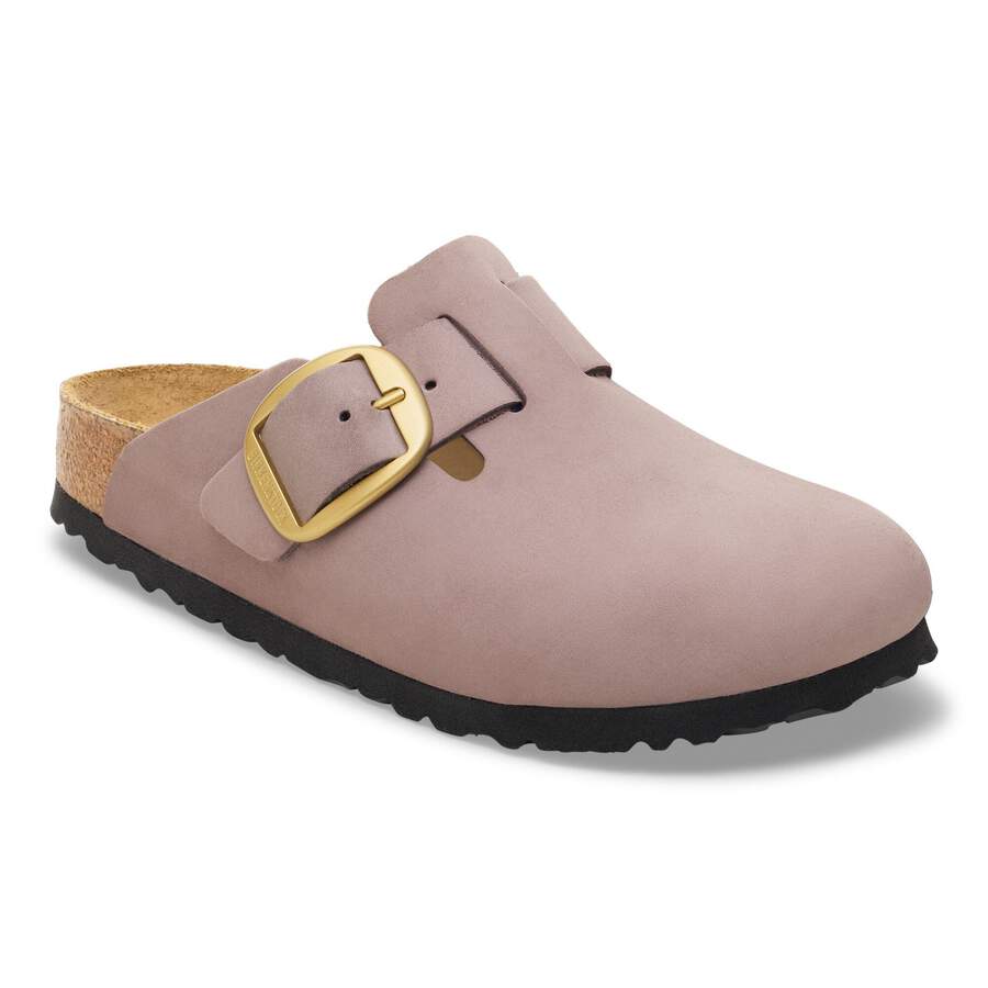 Boston Big Buckle Nubuck Leather - Faded Purple