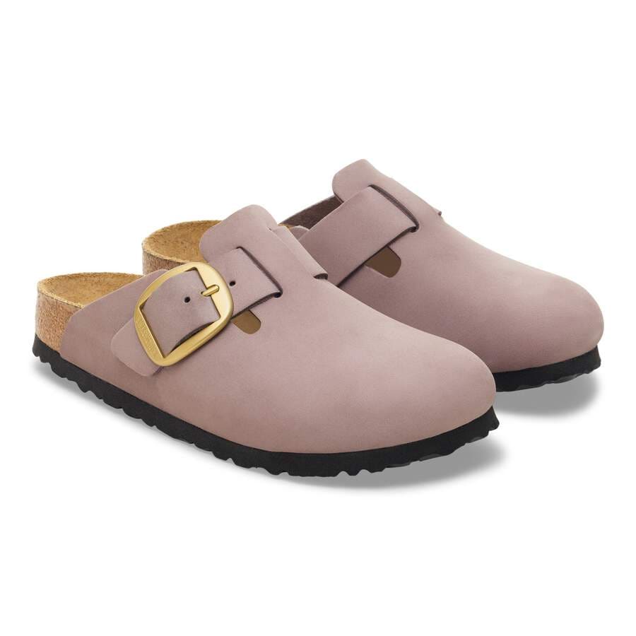 Boston Big Buckle Nubuck Leather - Faded Purple