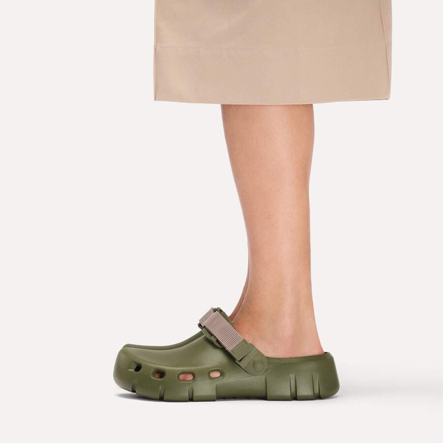 Birki Flow TEX EVA - Khaki/Gray Taupe
