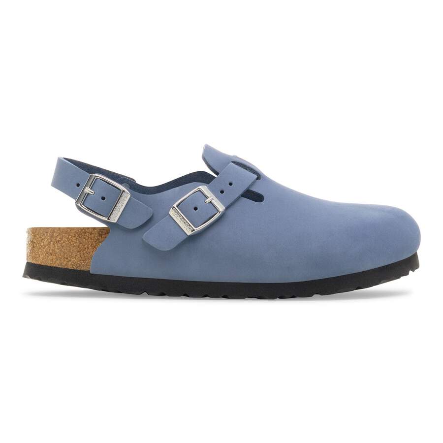Tokio Nubuck Leather - Stone Blue