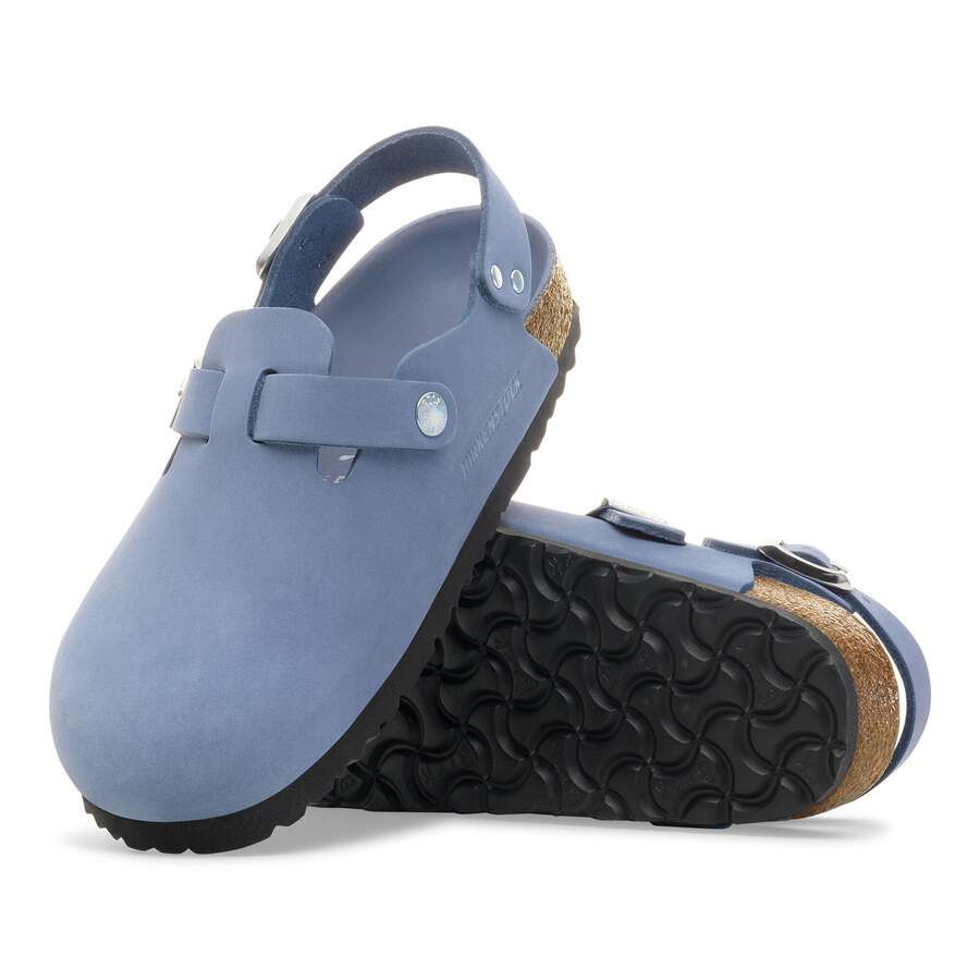 Tokio Nubuck Leather - Stone Blue