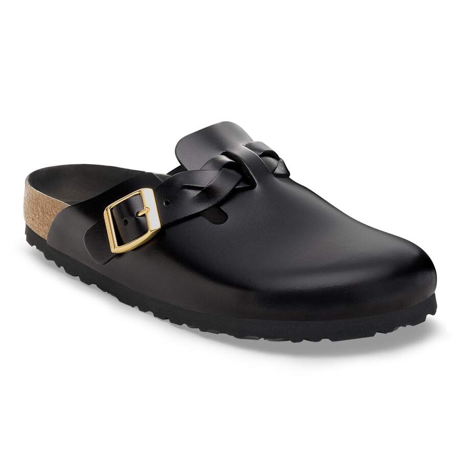 Boston Braided Natural Leather - New Dressy Black