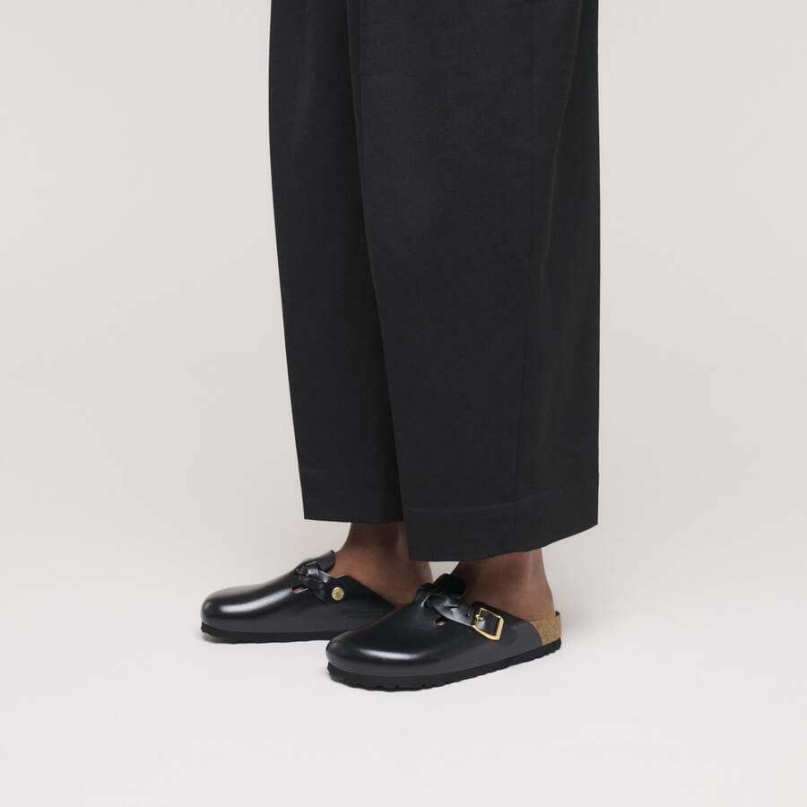 Boston Braided Natural Leather - New Dressy Black