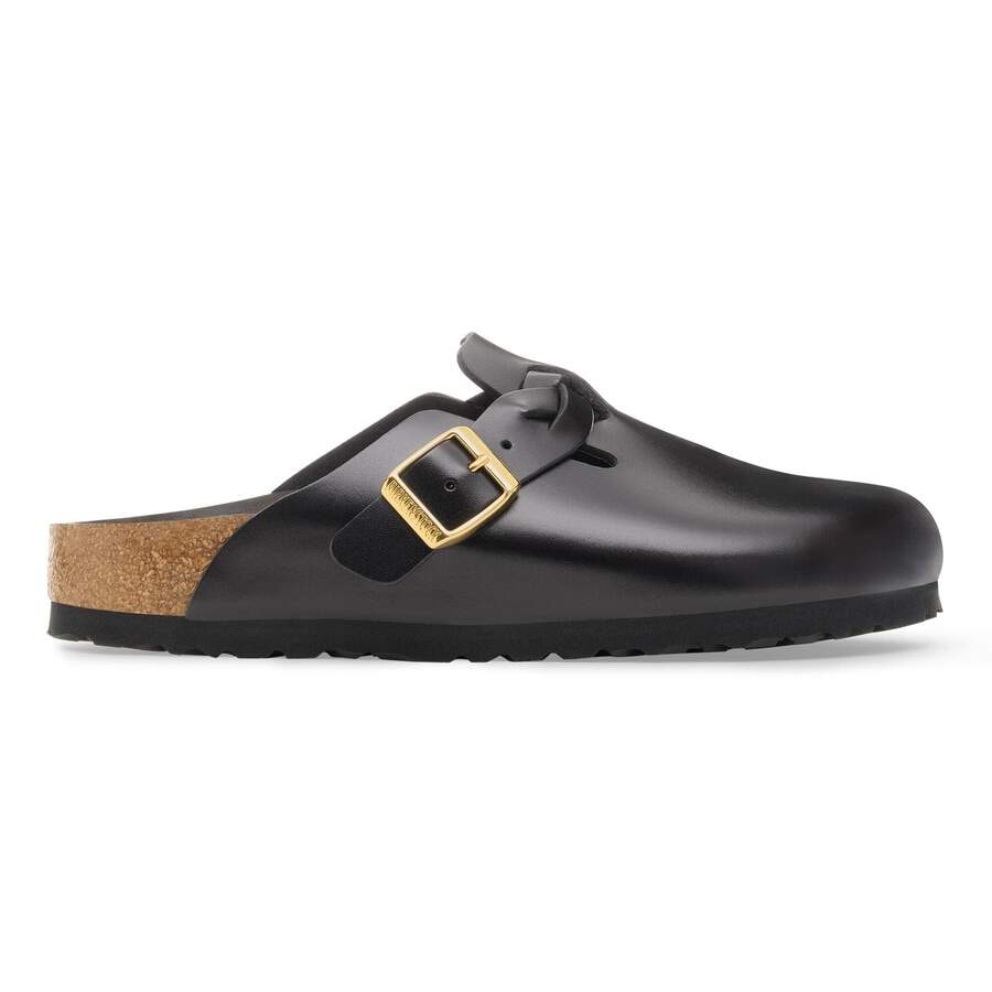 Boston Braided Natural Leather - New Dressy Black