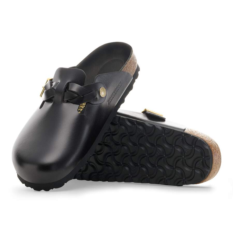 Boston Braided Natural Leather - New Dressy Black