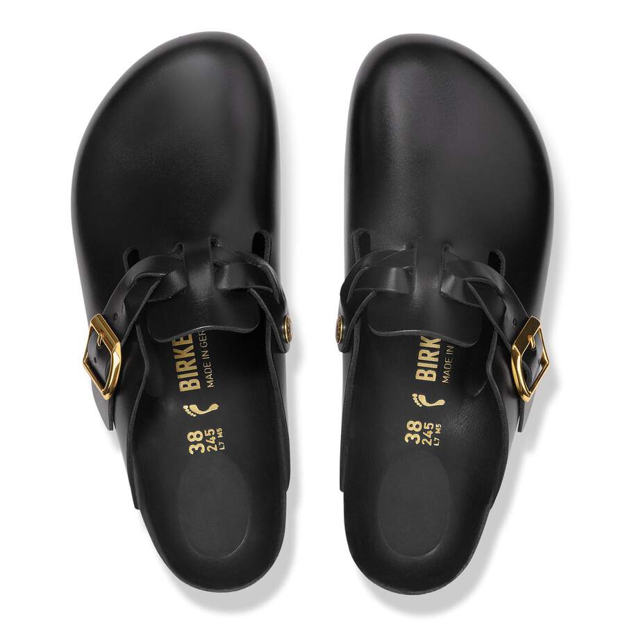 Boston Braided Natural Leather - New Dressy Black